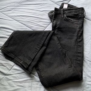 BLACK BOOTCUT JEANS